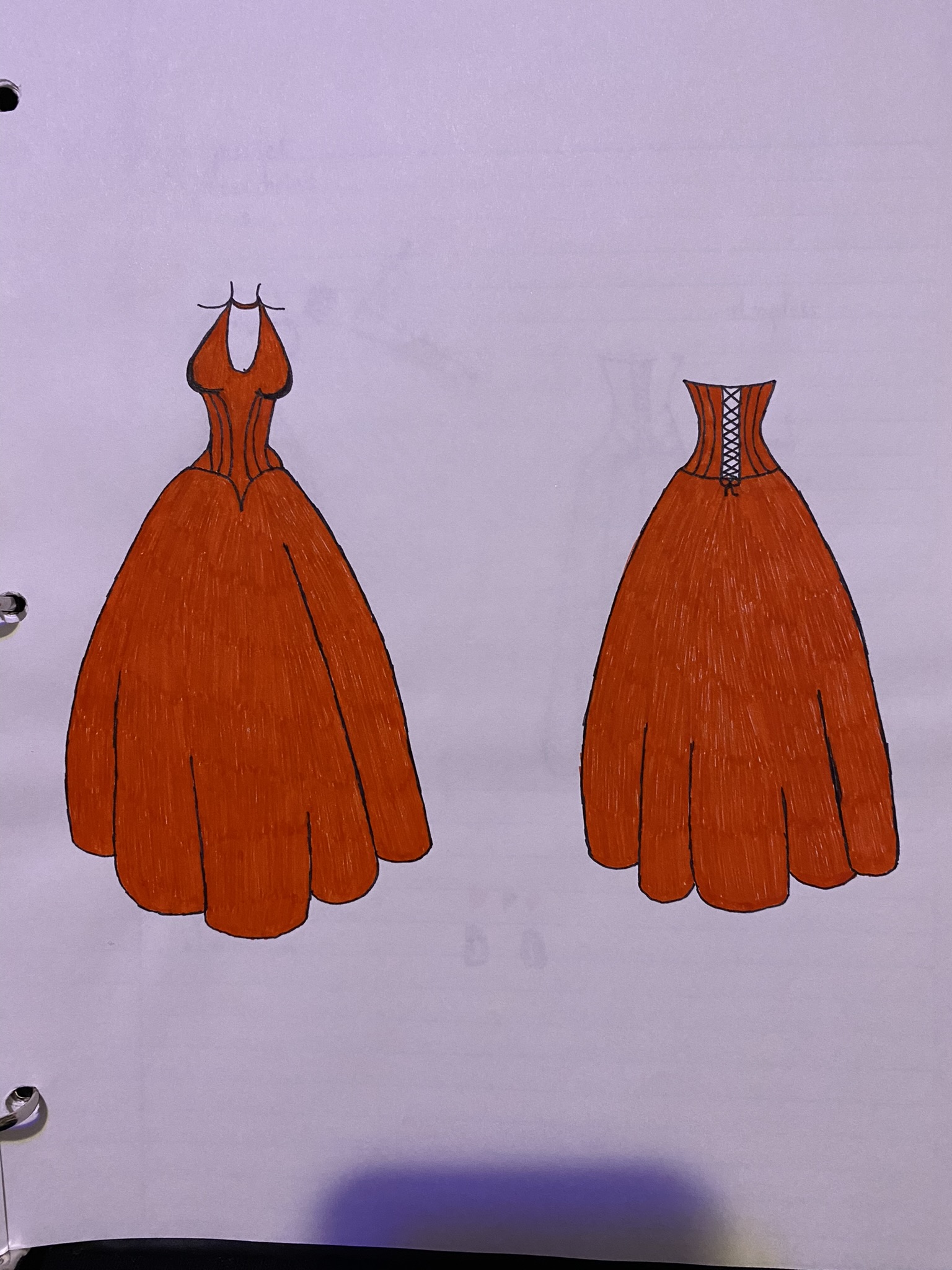 Red dress